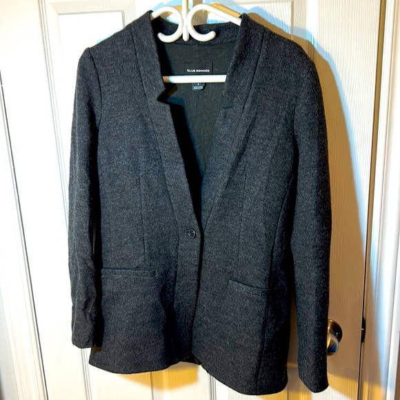 Size 6, 100 percent wool club Monaco blazer - Picture 1 of 5